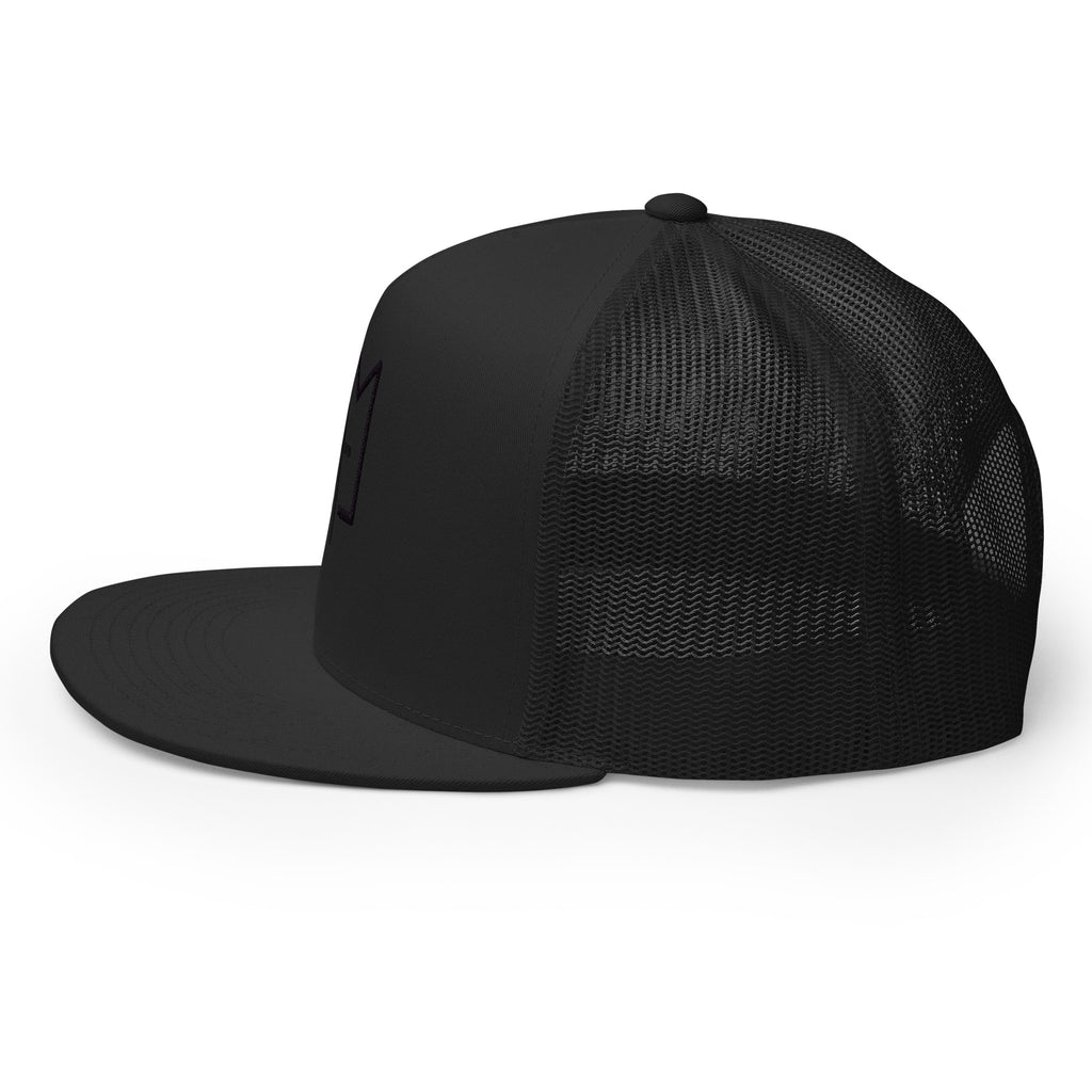 Close up of Christ is king hat side